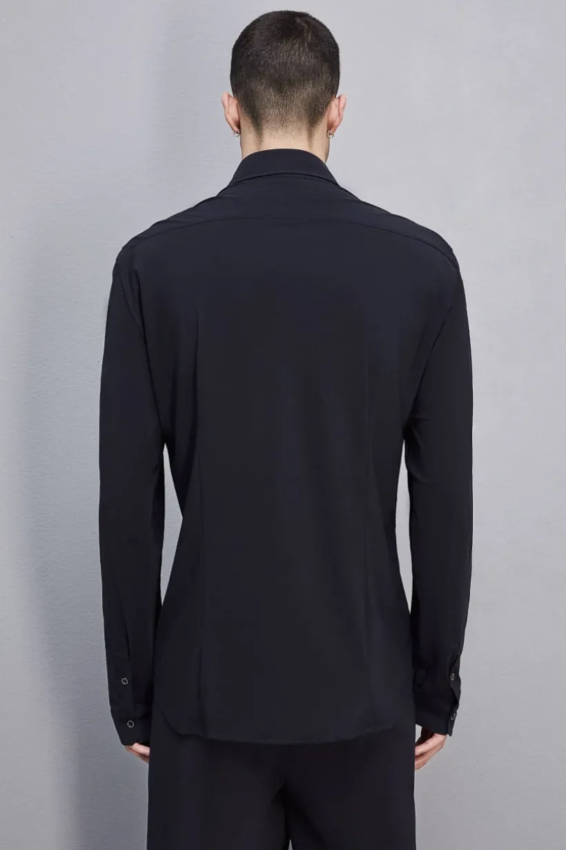 Dżersejowa koszula slim fit
