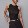 Dżersejowy tank top slim fit