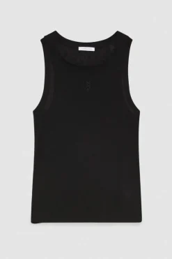 Dżersejowy tank top slim fit