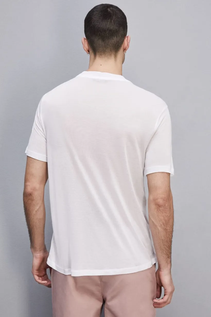Dżersejowy T-shirt z krótkim rękawem