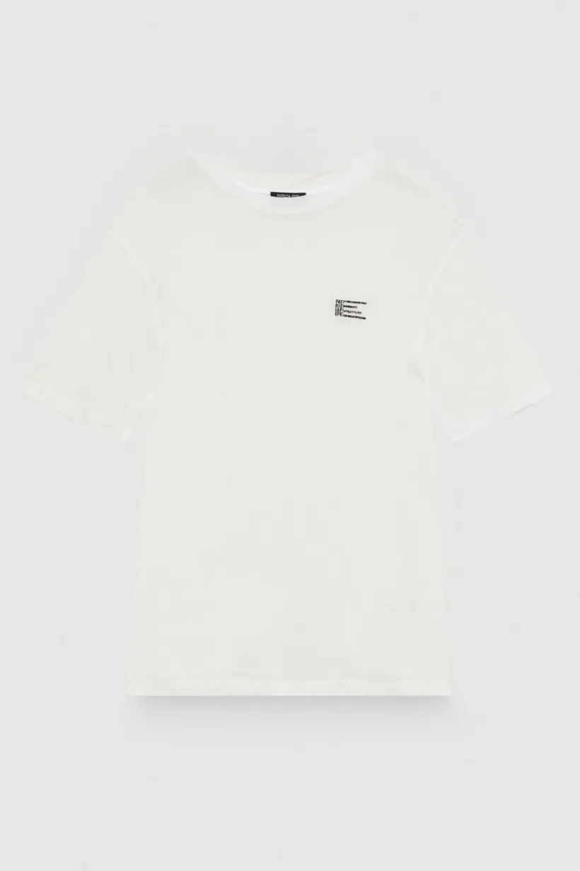 Dżersejowy T-shirt z krótkim rękawem