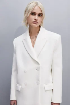 Dwurzędowa kurtka marynarska oversize