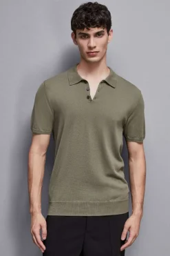 Dzianinowa koszulka polo