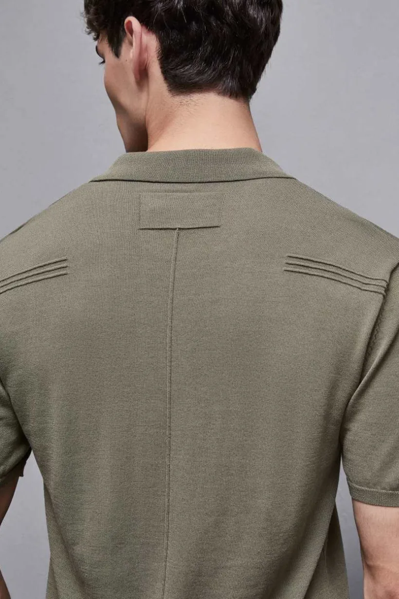 Dzianinowa koszulka polo