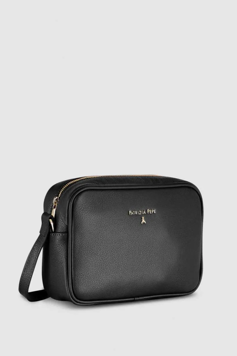 Fly skórzana torba typu Camera bag z wewnętrzną kieszenią