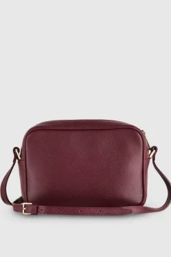 Fly skórzana torba typu Camera bag z wewnętrzną kieszenią