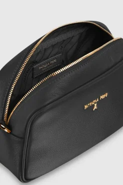 Fly skórzana torba typu Camera bag z wewnętrzną kieszenią