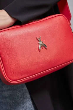 Fly skórzana torba typu Camera bag z łańcuszkiem