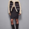 Kurtka puchowa oversize z nylonu