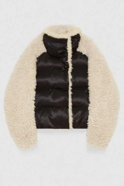 Kurtka puchowa oversize z nylonu