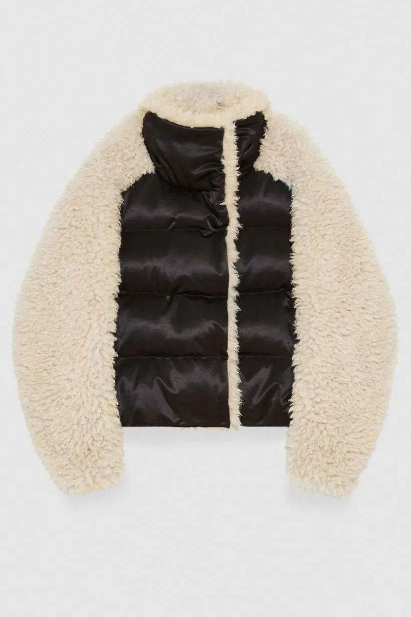 Kurtka puchowa oversize z nylonu