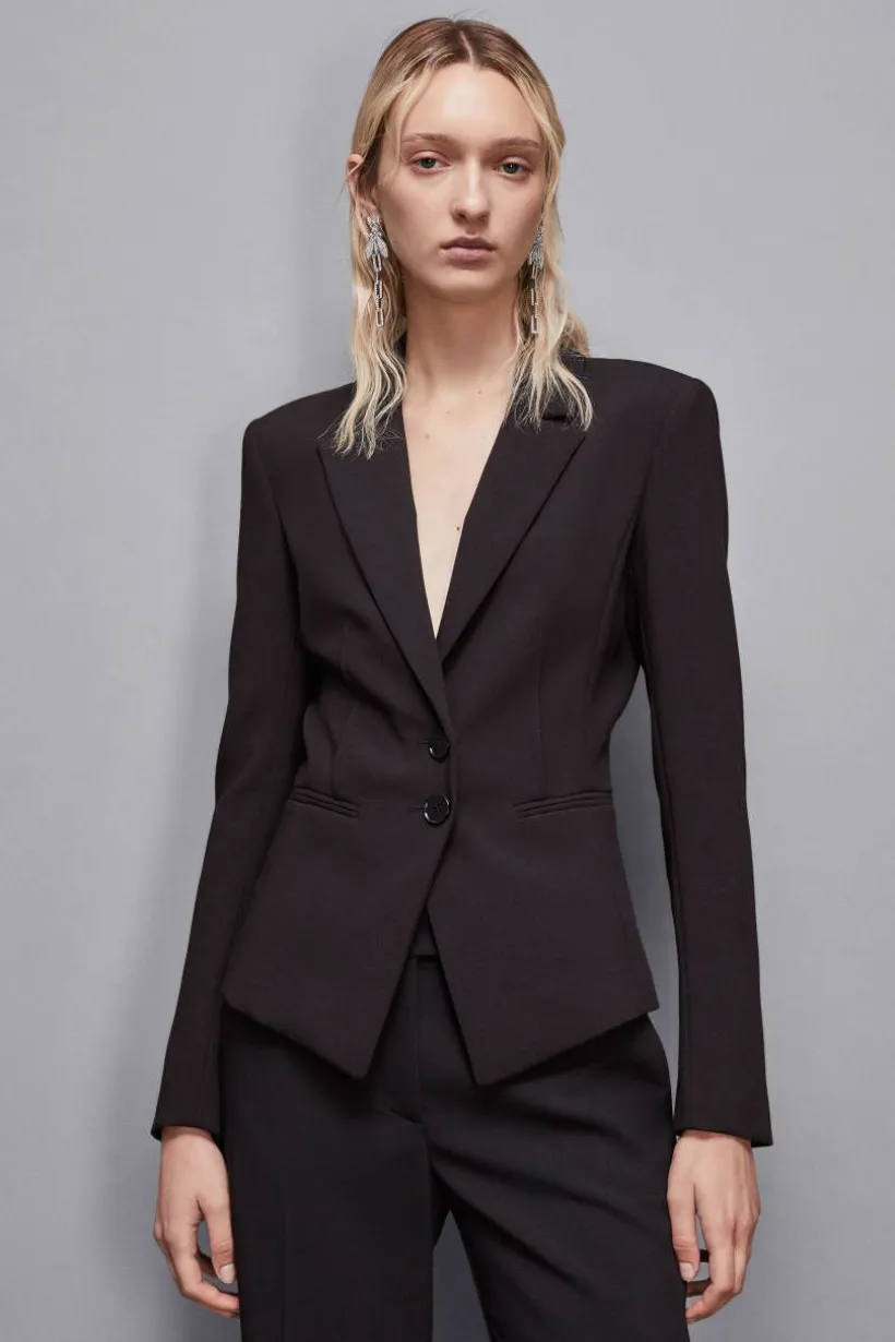 Marynarka slim fit z diagonalu