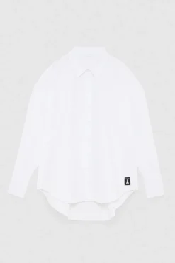Oversize'owa koszula z bawełny Essential