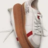 SKIN Sneakers ze skóry nappa z napisem