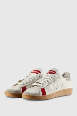 SKIN Sneakers ze skóry nappa z napisem