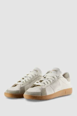 SKIN Sneakers ze skóry nappa z napisem