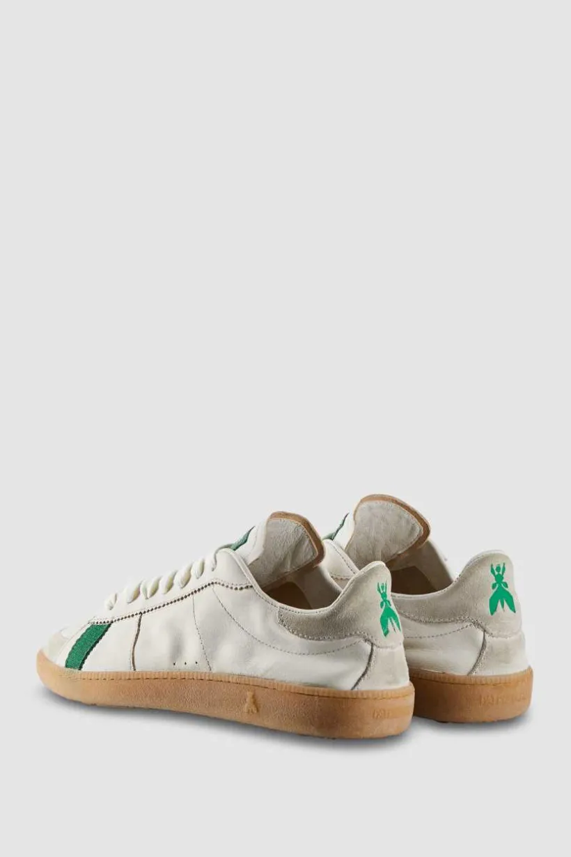 SKIN Sneakers ze skóry nappa z napisem