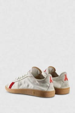 SKIN Sneakers ze skóry nappa z napisem