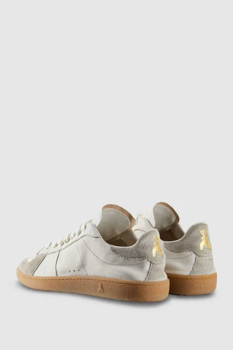 SKIN Sneakers ze skóry nappa z napisem