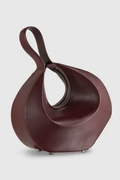 Skórzana bangle bag na ramię