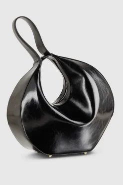 Skórzana torebka do ręki Bangle Bag z suwakiem