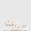 Sneakersy running ze skóry