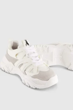 Sneakersy running ze skóry