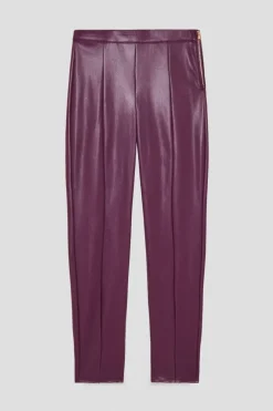 Spodnie legginsy ze sztucznej skóry