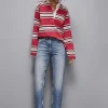 Spodnie slim z niebieskiego denimu