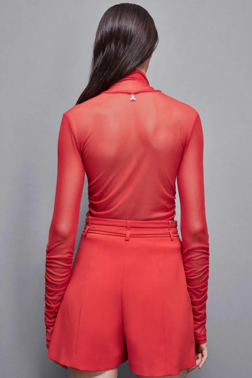 Sweter z wysokim kołnierzem slim fit