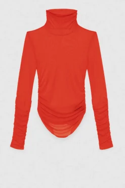 Sweter z wysokim kołnierzem slim fit