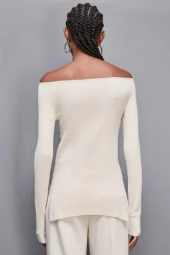 Szenilowa bluzka o kroju regular fit