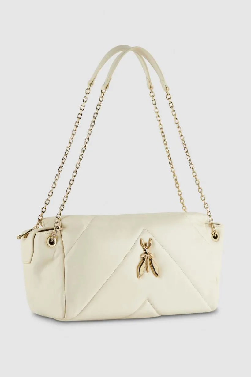 Torba na ramię z pikowanej skóry