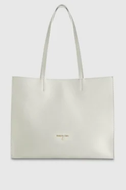 Torba typu shopper z międlonej skóry