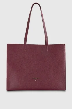 Torba typu shopper z międlonej skóry