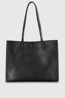 Torba typu shopper z międlonej skóry