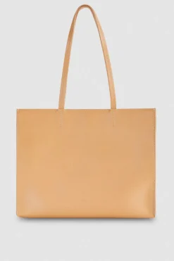 Torba typu shopper z międlonej skóry