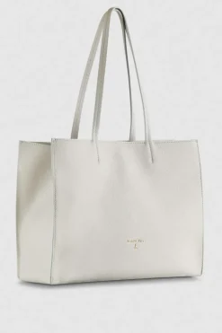Torba typu shopper z międlonej skóry