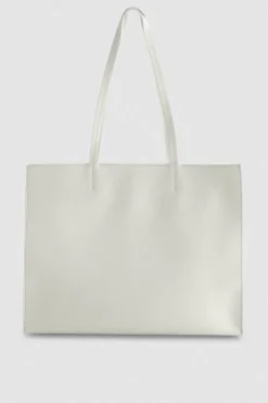 Torba typu shopper z międlonej skóry