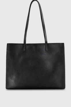 Torba typu shopper z międlonej skóry