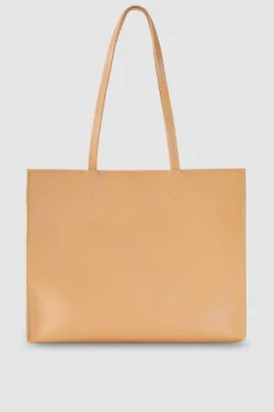 Torba typu shopper z międlonej skóry