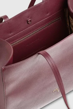 Torba typu shopper z międlonej skóry