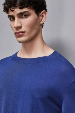 T-Shirt boxy z dzianiny