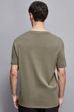 T-Shirt boxy z dzianiny