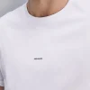 T-shirt z dżerseju z bawełny pima z logo