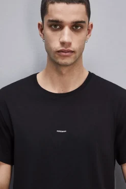 T-shirt z dżerseju z bawełny pima z logo