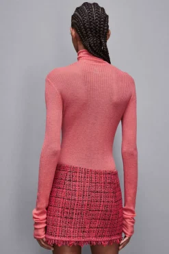 Wełniana bluzka slim fit Essential