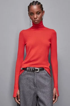 Wełniany golf slim fit