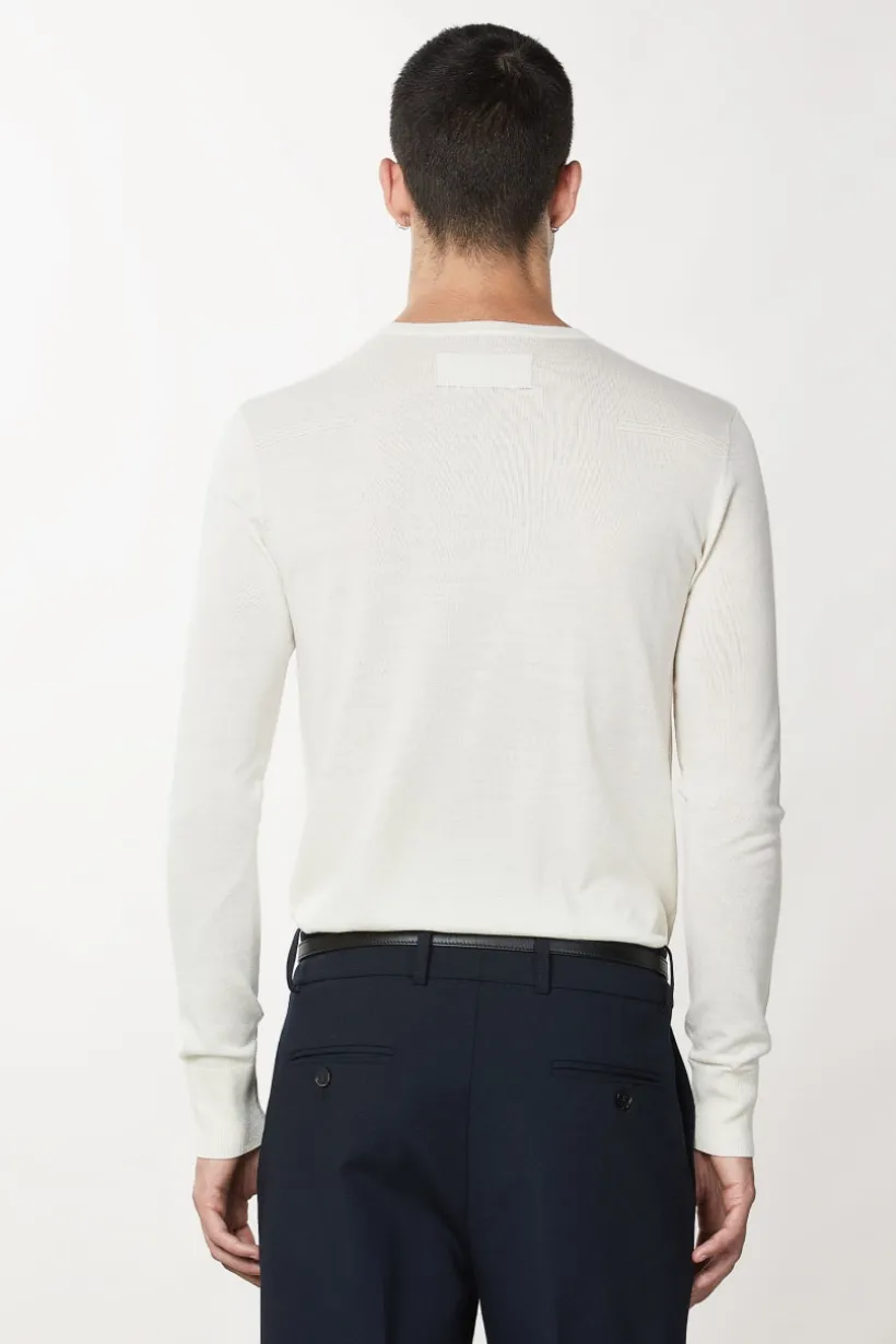 Wełniany sweter slim fit