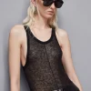 Wełniany top bez rękawów Essential